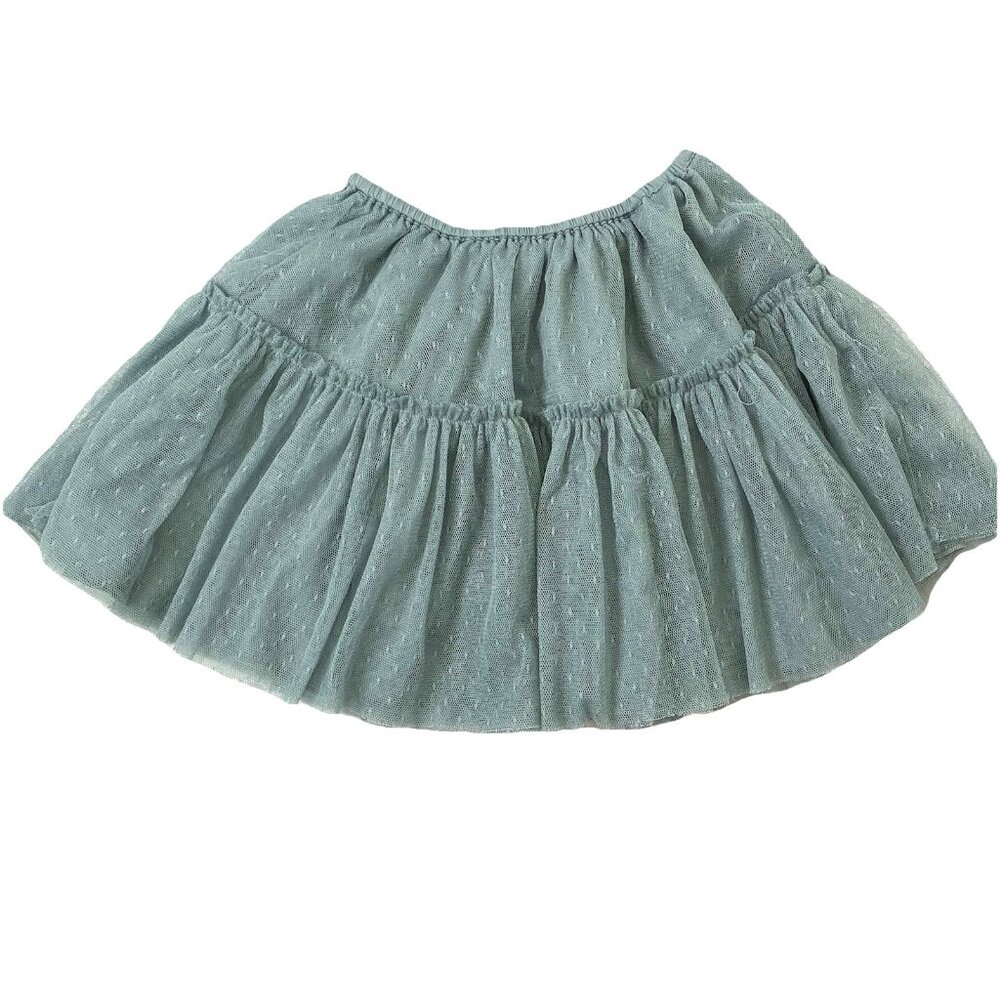 Edgehill Collection Lined Tutu Skirt Girls size 6X Sage Green